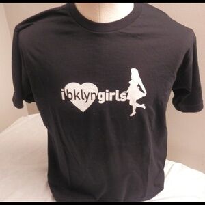 NWOT Black American Apparel I <3 BROOKLYN GIRLS T
